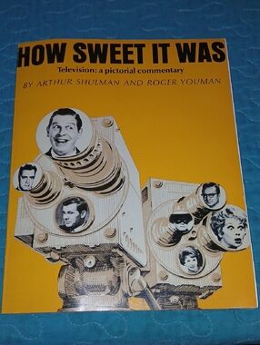 How Sweet It Was - Yellow Vintage Television Pictorial Book